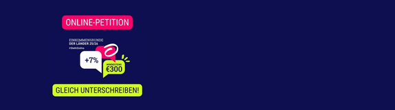  … betrifft auch Ihr Gehalt - unterzeichen Sie jetzt!